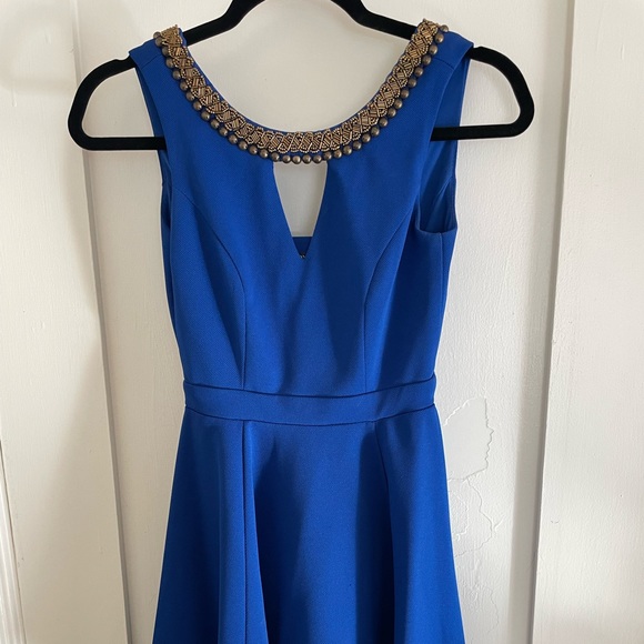 XOXO blue dress - Picture 3 of 5